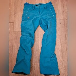 Salomon Blue (brilliant blue / turquoise) Ski Pants